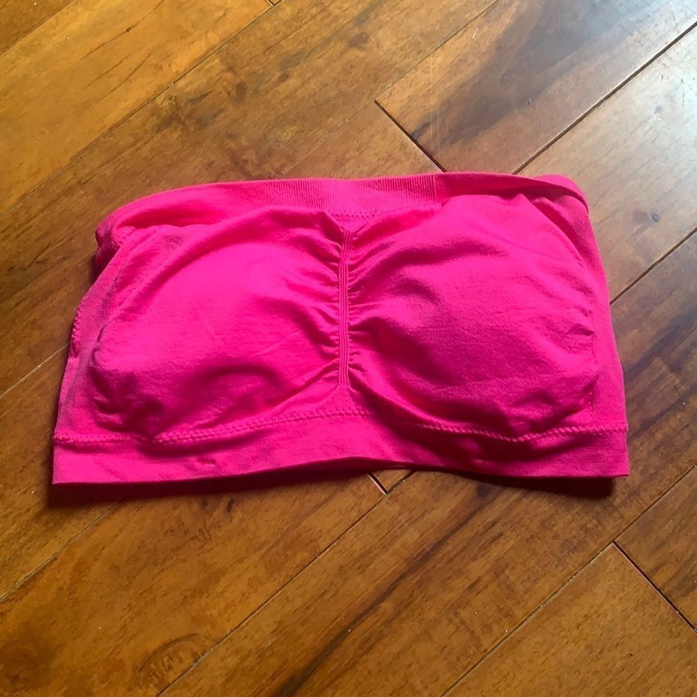 New Zenana Hot pink bandeau bra